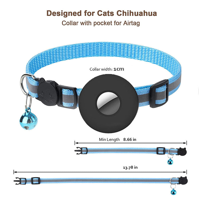 Pet Collar with Tracker with Bell