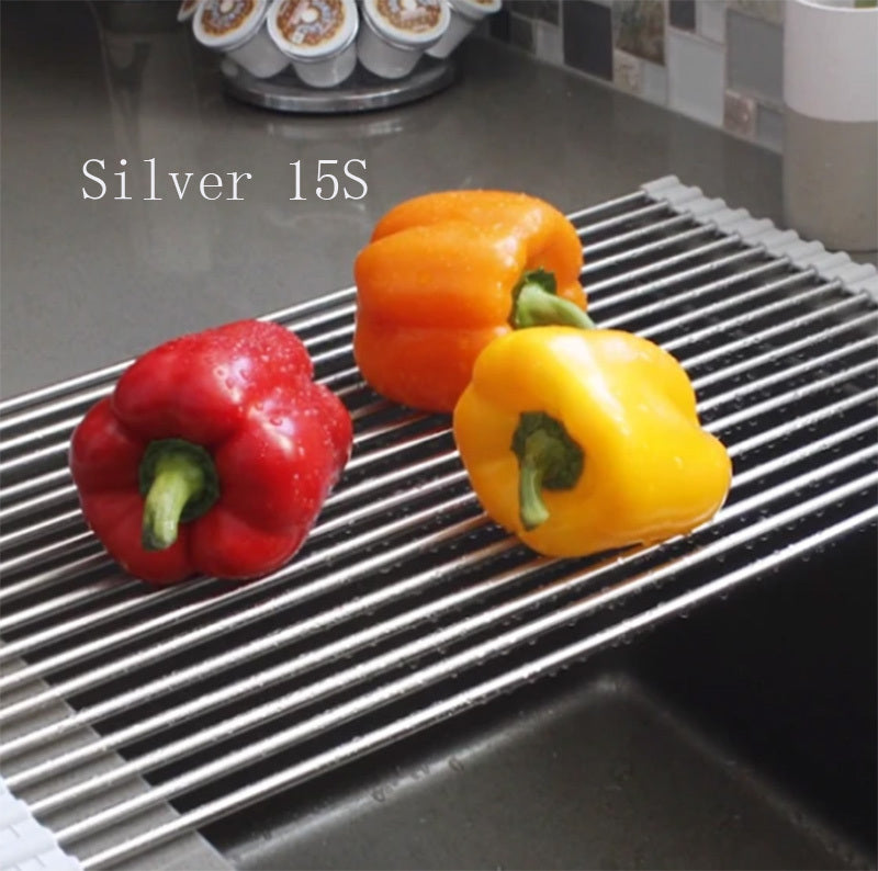 Stainless Steel Folding Kitchen Sink Rack