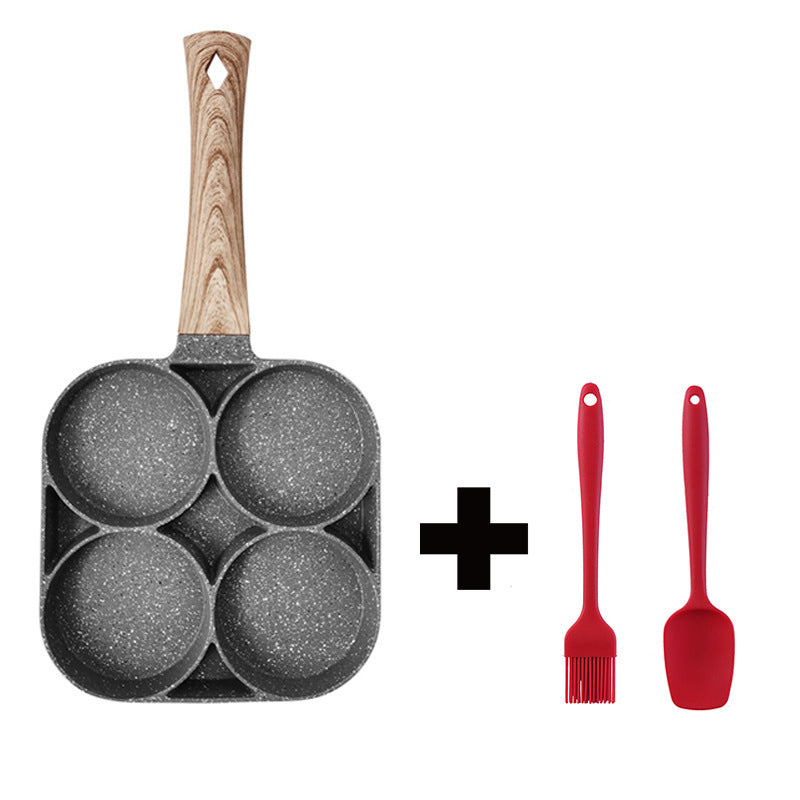 Non-stick, Four or Two Hole cooking pan