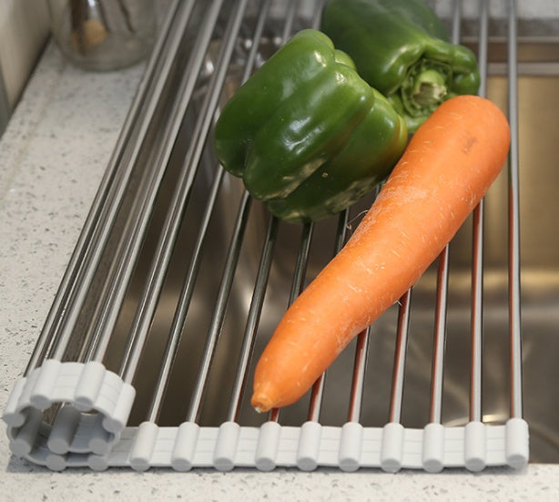 Stainless Steel Folding Kitchen Sink Rack