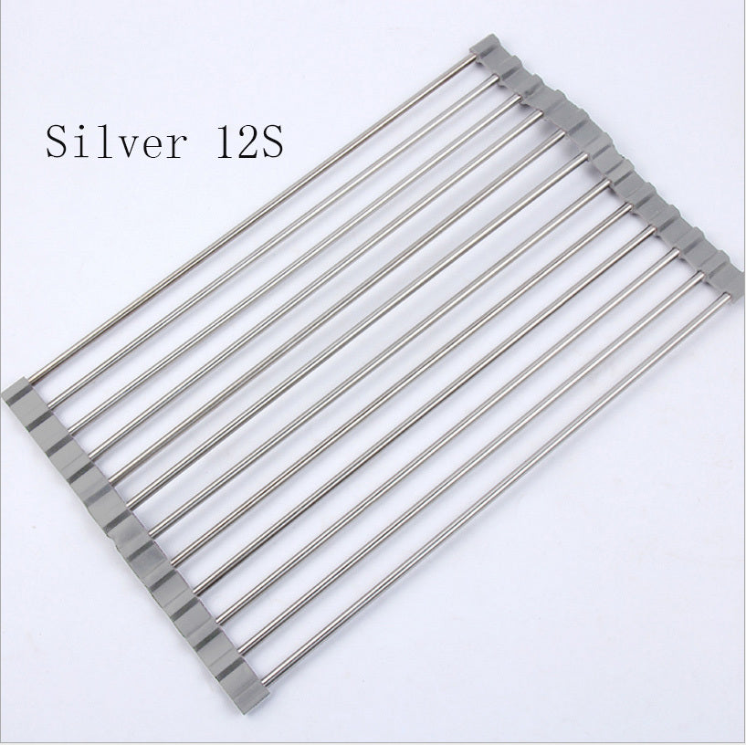 Stainless Steel Folding Kitchen Sink Rack