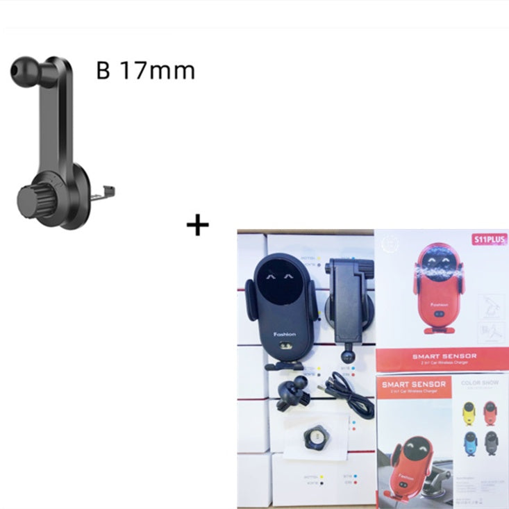 Infrared Car Phone Holder with Built-in Wireless Charger