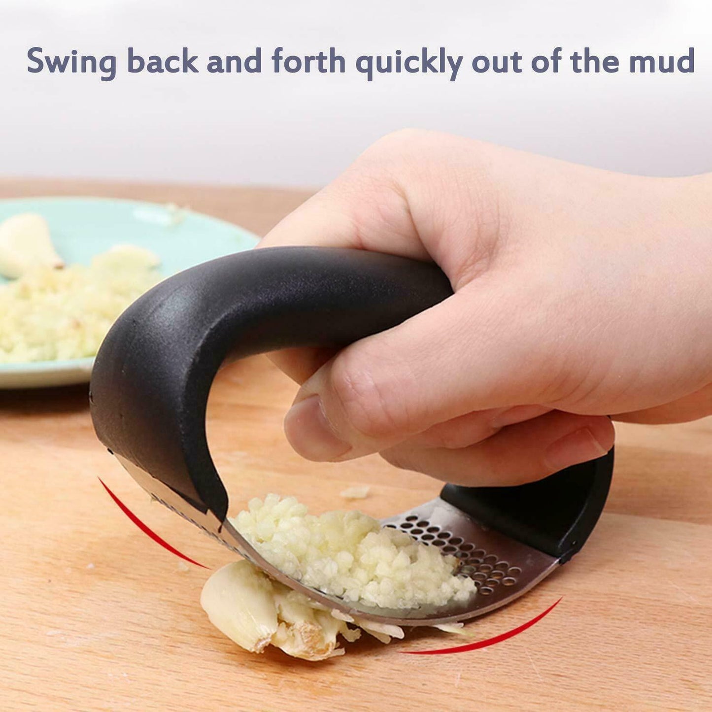 Manual Stainless Steel Garlic Chopper