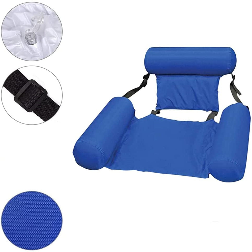 Inflatable Foldable Floating Lounge Chair