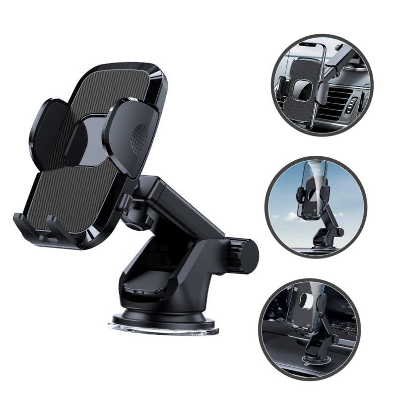 Multifunctional Vehicle Mount Phone Holder for IOS and Android