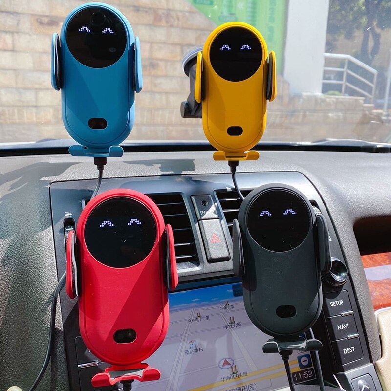 Infrared Car Phone Holder with Built-in Wireless Charger