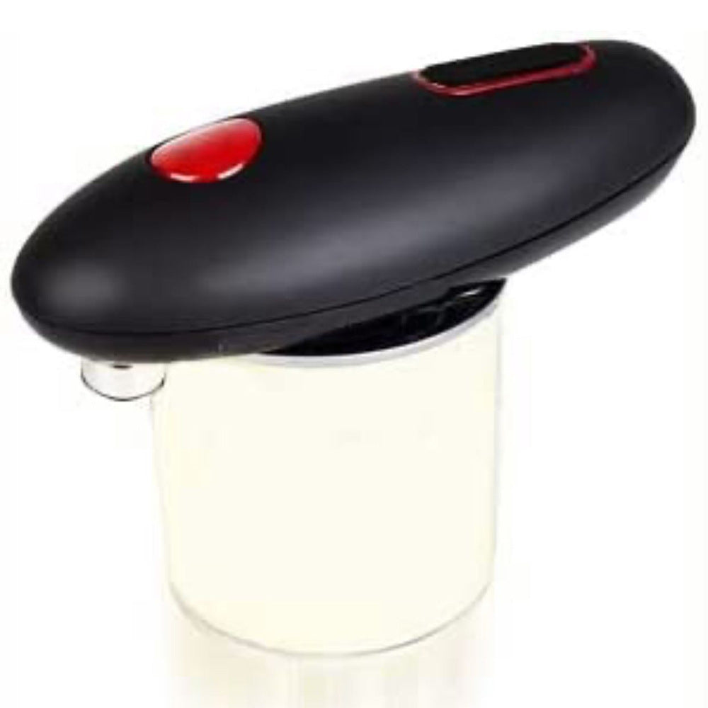 Electric one touch portable can opener