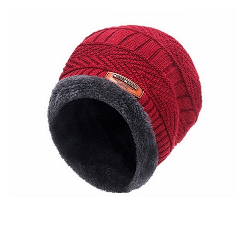 New Winter Knit Cap for Men and Women, with matching Scarf