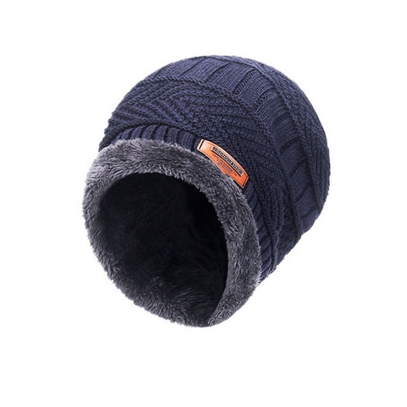 New Winter Knit Cap for Men and Women, with matching Scarf