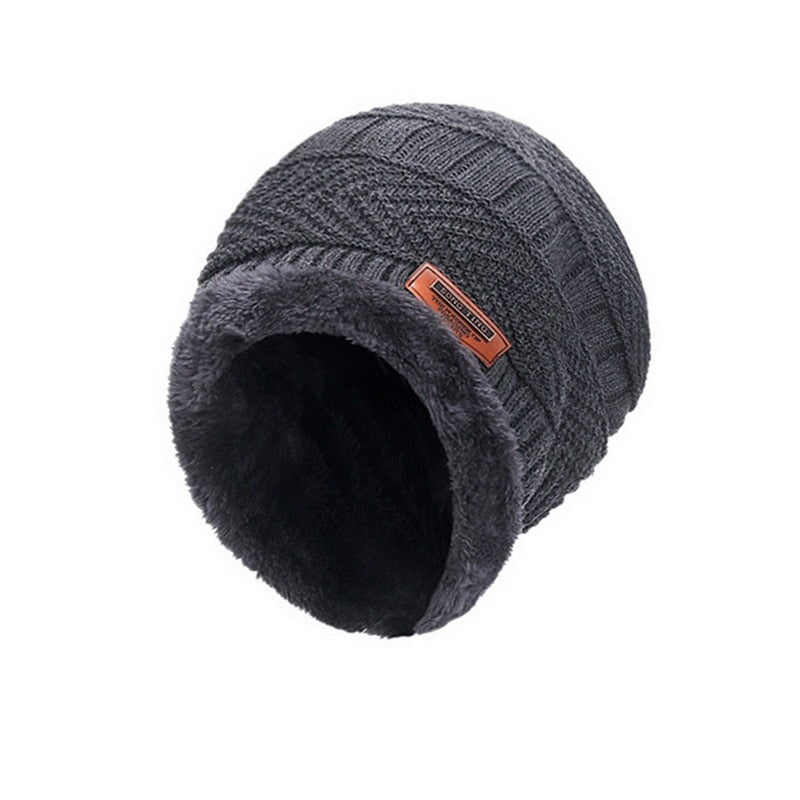 New Winter Knit Cap for Men and Women, with matching Scarf