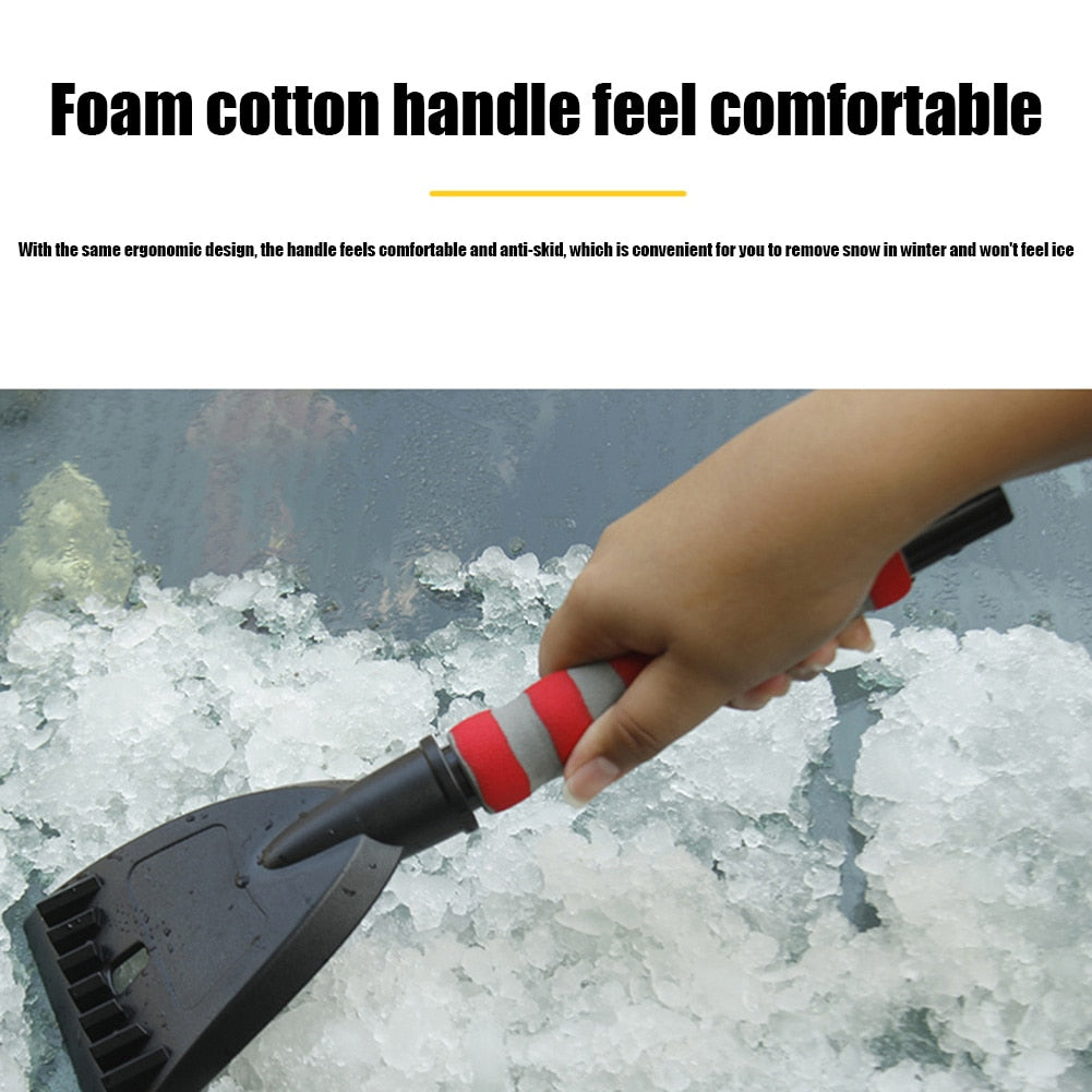 Winter Detachable Snow Brush and Detachable Ice Scraper with EVA Foam Grip, For Cars, Trucks, SUVs