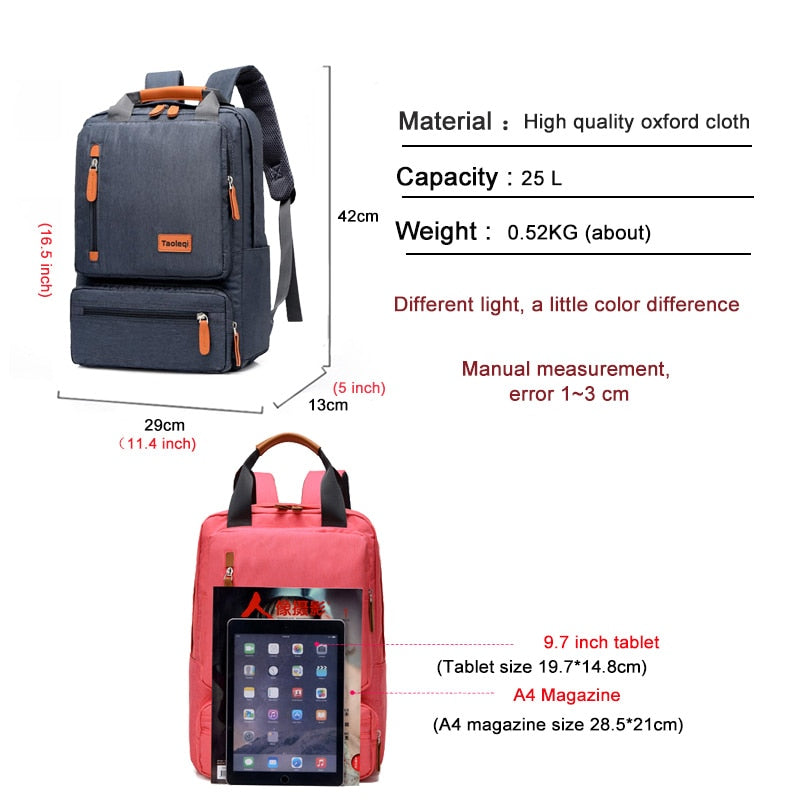 New Water-Resistant Anti-Theft Casual Backpack