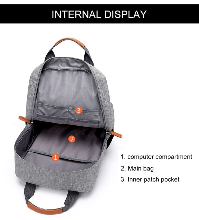 New Water-Resistant Anti-Theft Casual Backpack