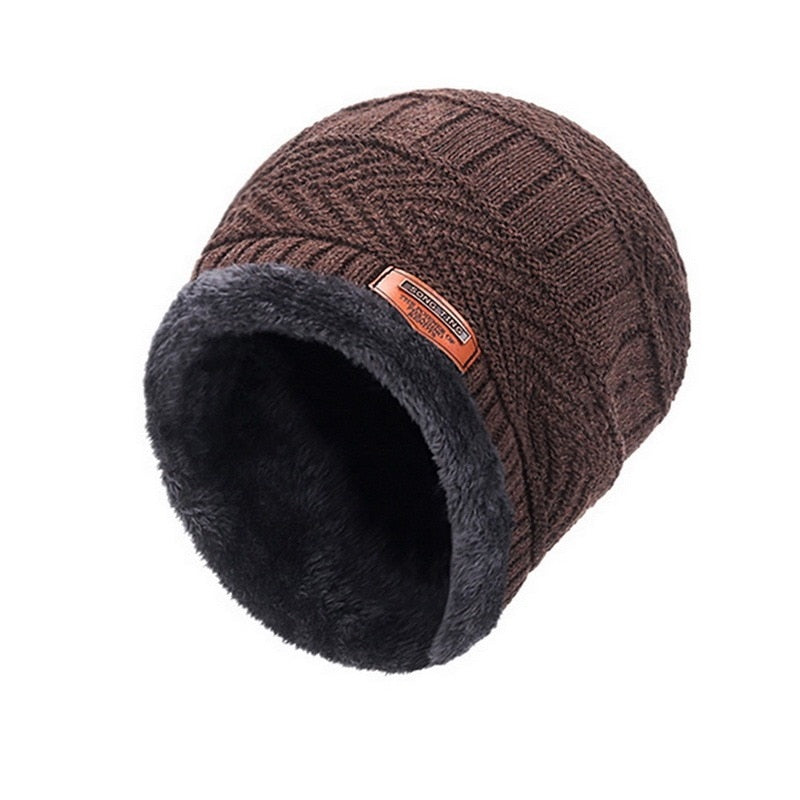 New Winter Knit Cap for Men and Women, with matching Scarf