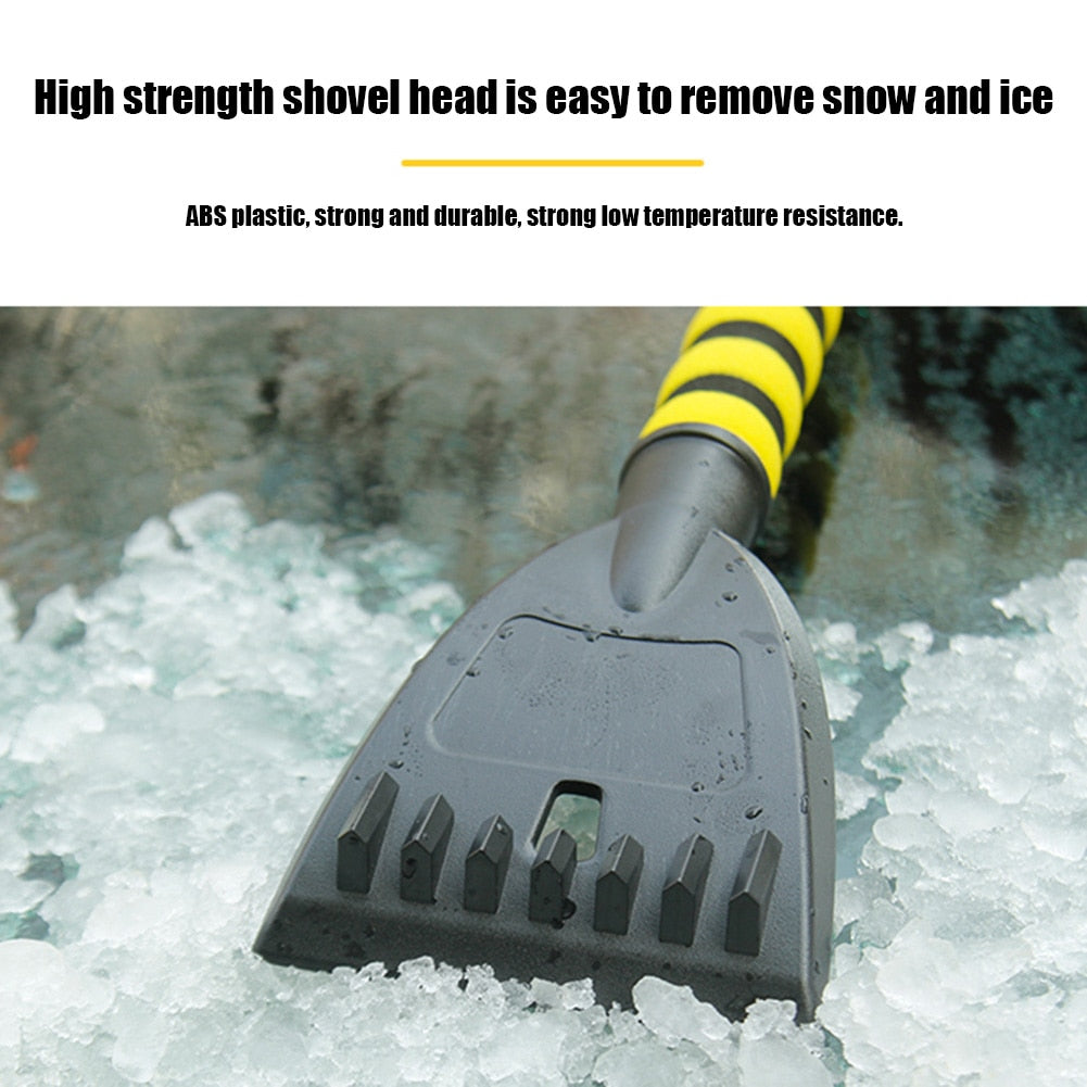 Winter Detachable Snow Brush and Detachable Ice Scraper with EVA Foam Grip, For Cars, Trucks, SUVs