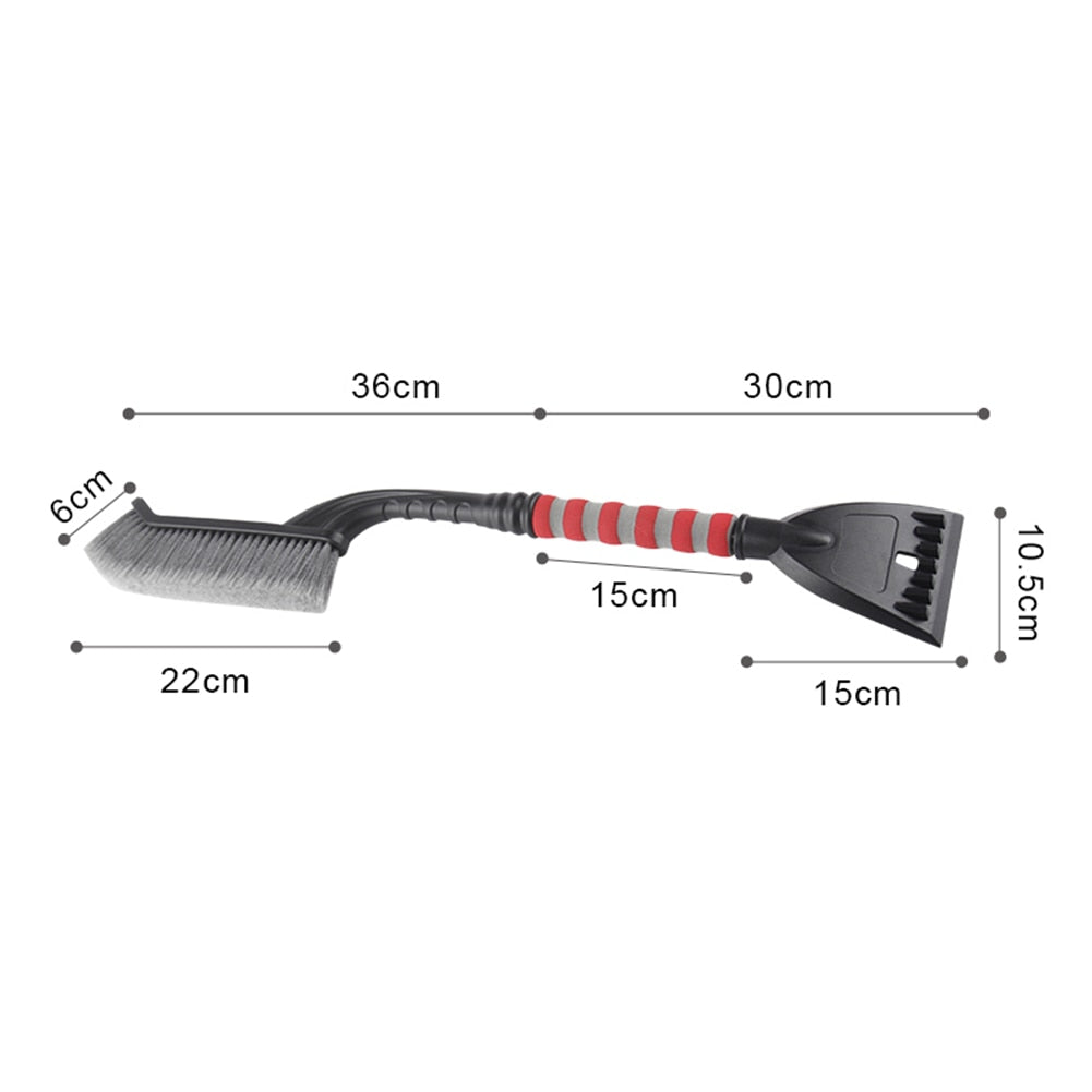 Winter Detachable Snow Brush and Detachable Ice Scraper with EVA Foam Grip, For Cars, Trucks, SUVs