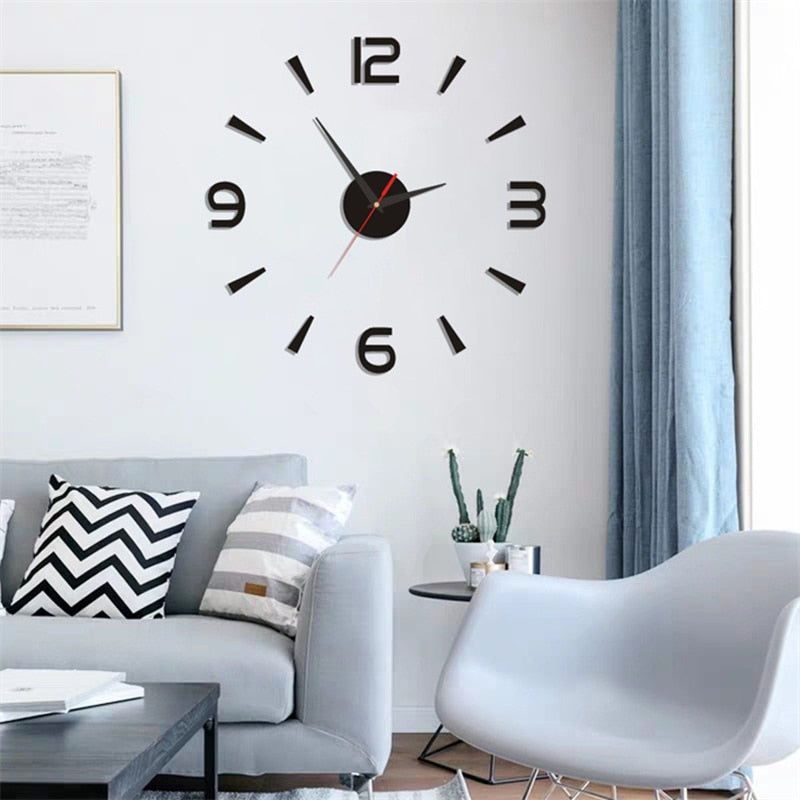 Luminous Frameless Large Wall Clock Perfect for Anyroom