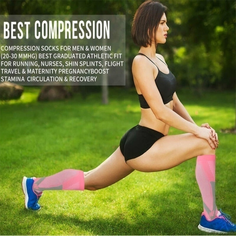 High Performance Sports Compression Leg Socks