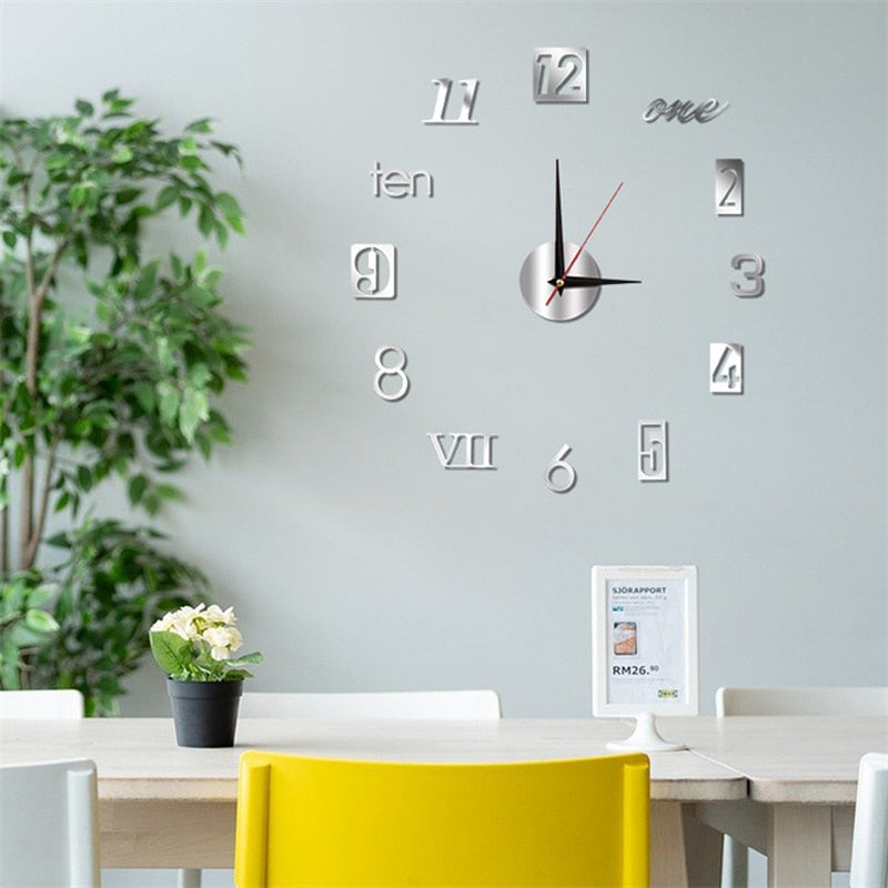 Luminous Frameless Large Wall Clock Perfect for Anyroom