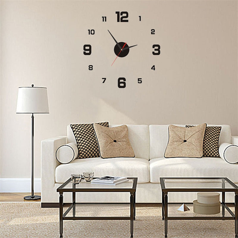 Luminous Frameless Large Wall Clock Perfect for Anyroom