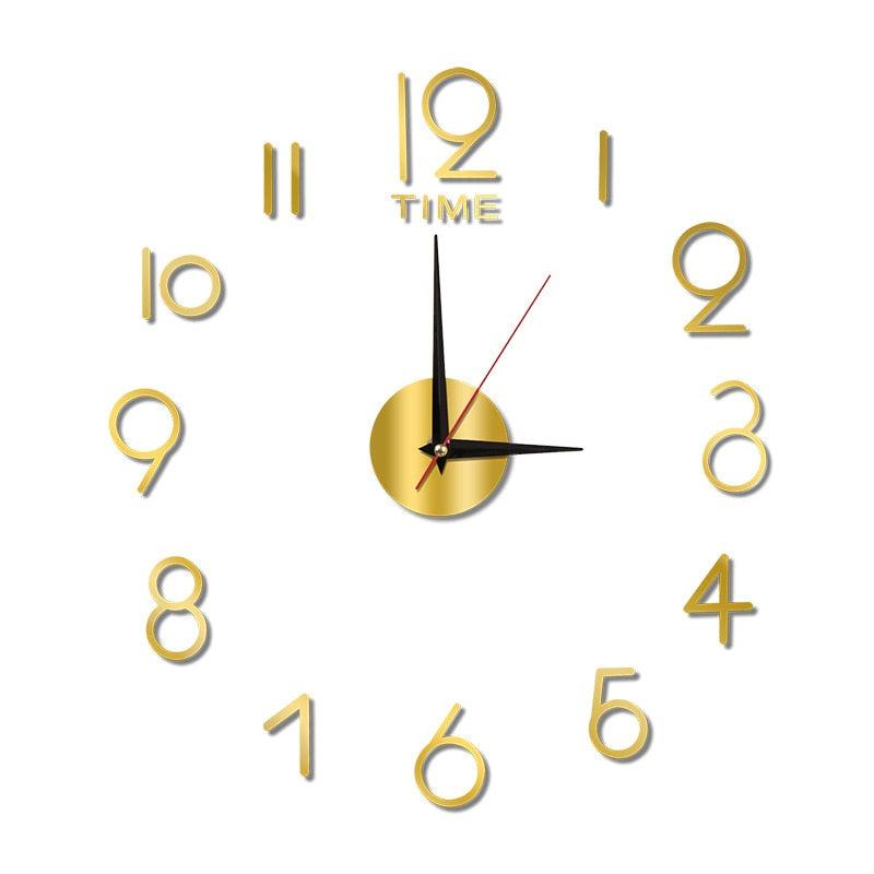 Luminous Frameless Large Wall Clock Perfect for Anyroom