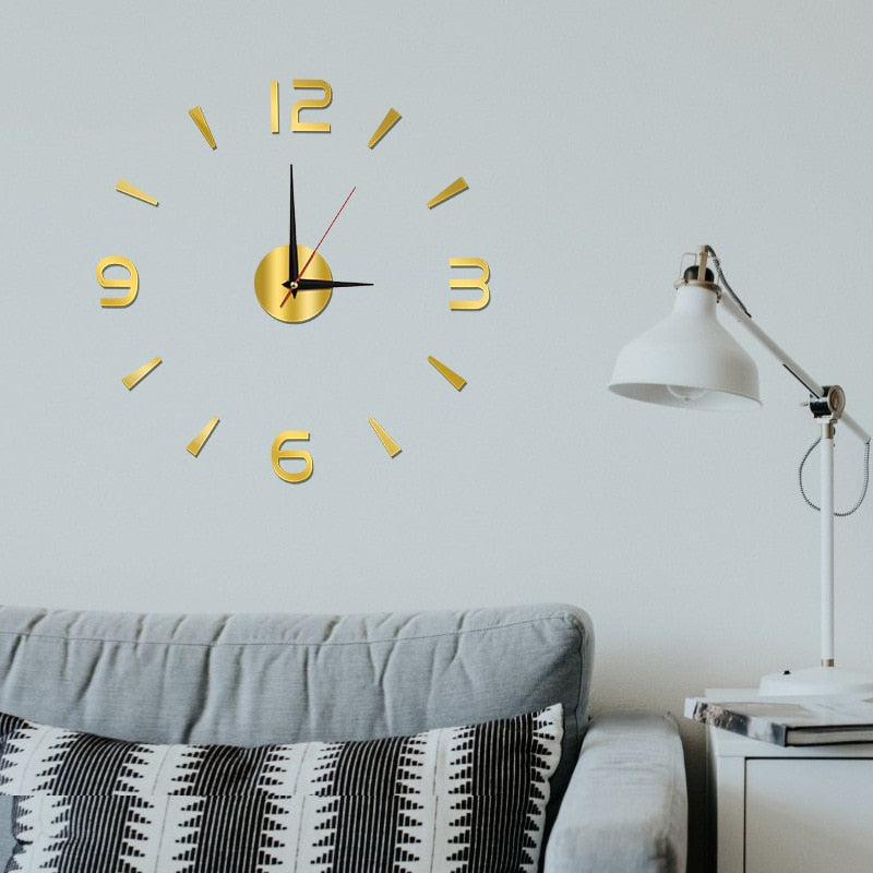 Luminous Frameless Large Wall Clock Perfect for Anyroom