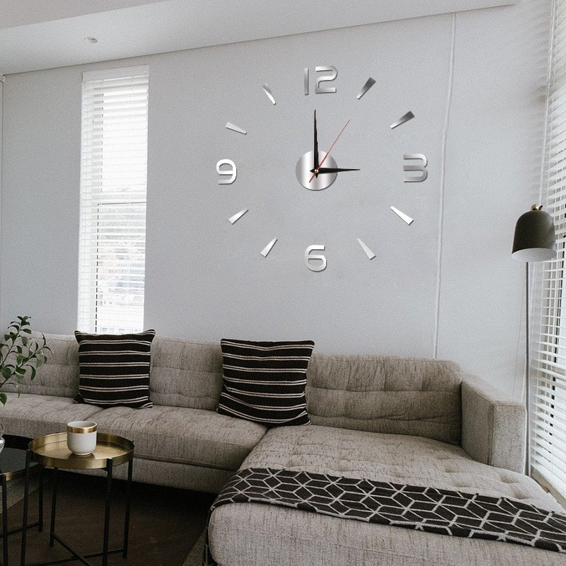 Luminous Frameless Large Wall Clock Perfect for Anyroom