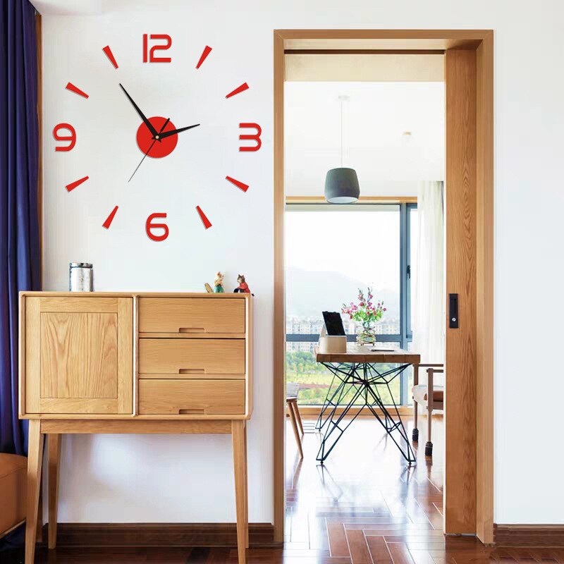 Luminous Frameless Large Wall Clock Perfect for Anyroom