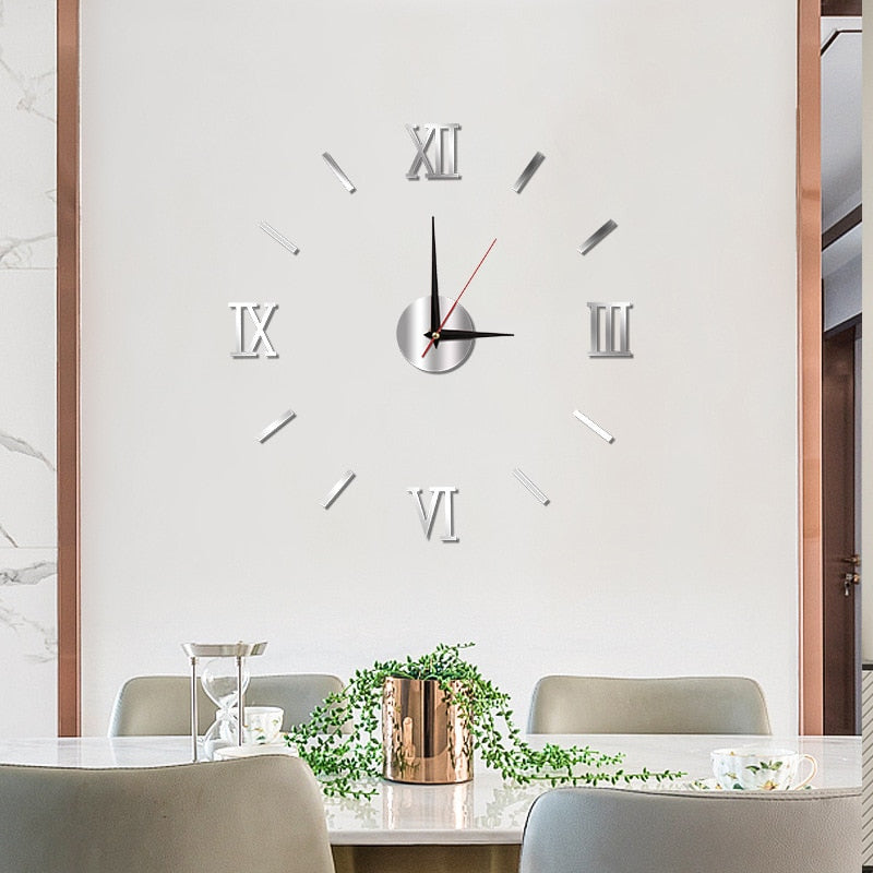 Luminous Frameless Large Wall Clock Perfect for Anyroom