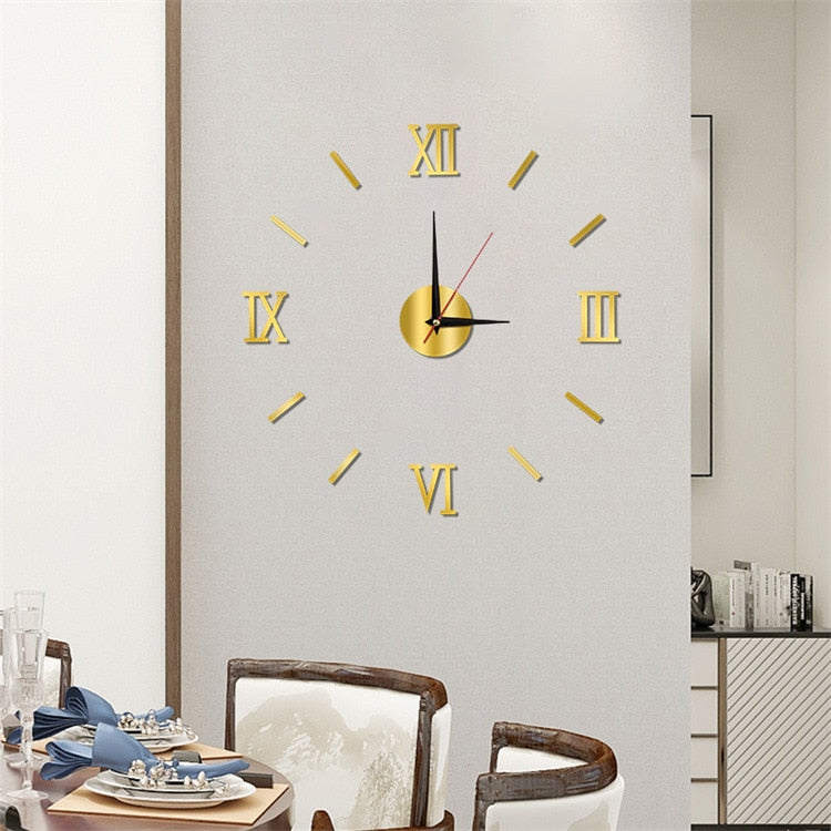 Luminous Frameless Large Wall Clock Perfect for Anyroom