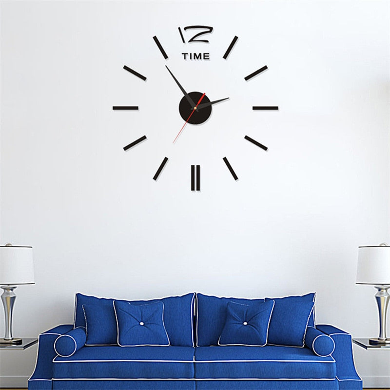 Luminous Frameless Large Wall Clock Perfect for Anyroom