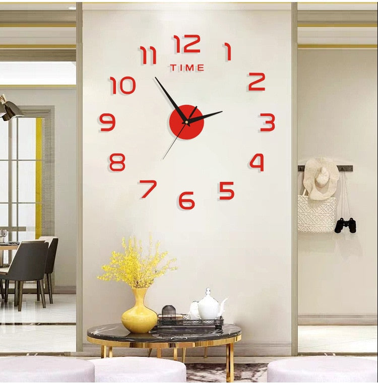 Luminous Frameless Large Wall Clock Perfect for Anyroom