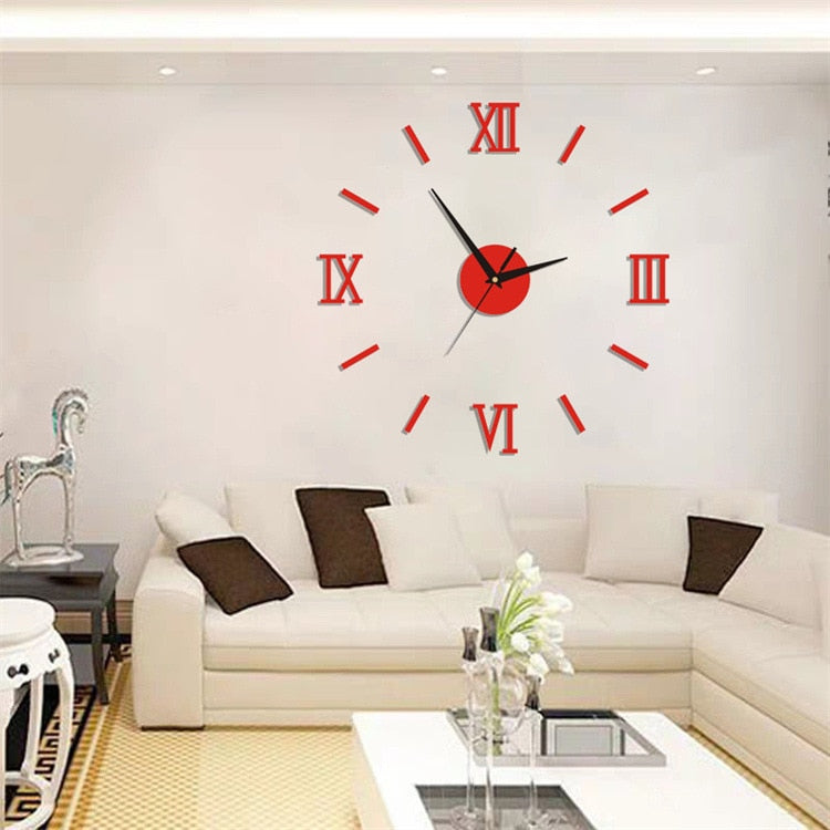 Luminous Frameless Large Wall Clock Perfect for Anyroom