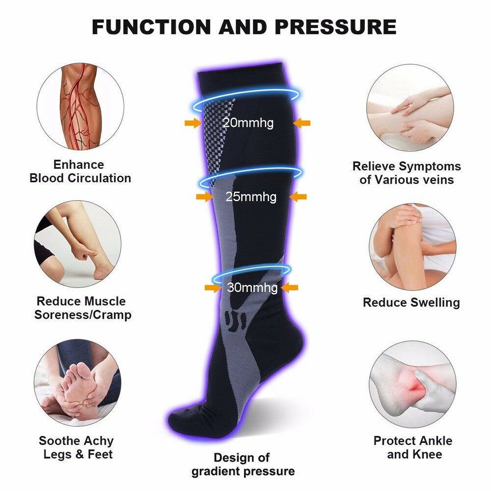 High Performance Sports Compression Leg Socks