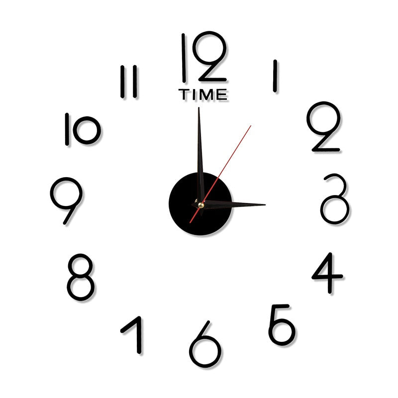 Luminous Frameless Large Wall Clock Perfect for Anyroom