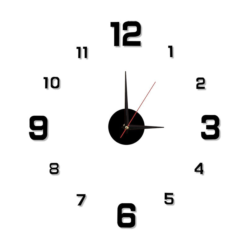 Luminous Frameless Large Wall Clock Perfect for Anyroom