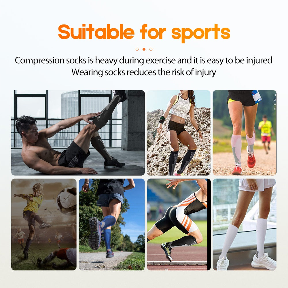 High Performance Sports Compression Leg Socks