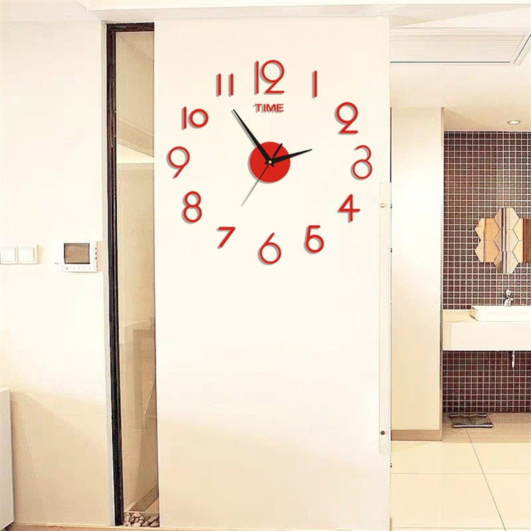 Luminous Frameless Large Wall Clock Perfect for Anyroom