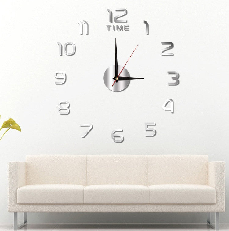 Luminous Frameless Large Wall Clock Perfect for Anyroom