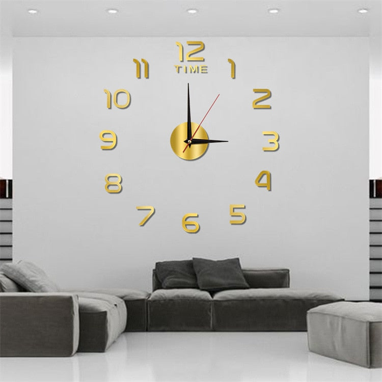 Luminous Frameless Large Wall Clock Perfect for Anyroom