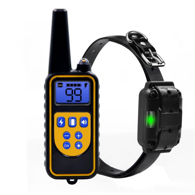 Waterproof Rechargeable Dog Training Collar with LCD Display