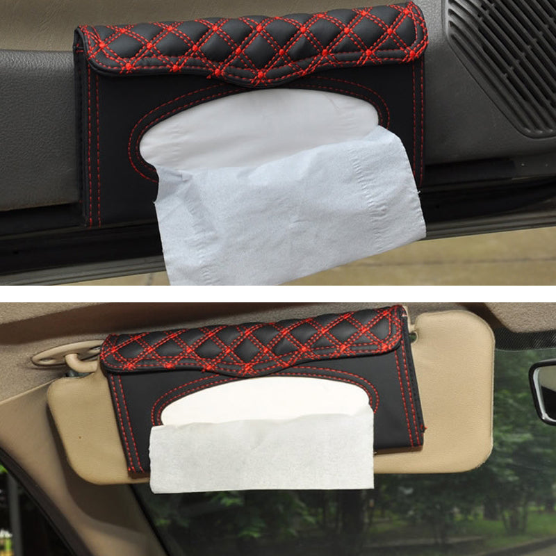 Car Sun Visor Tissue and Mask Holder