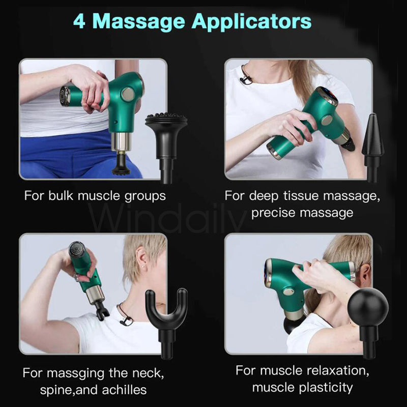 32 Speed Massage Gun with Touch Screen