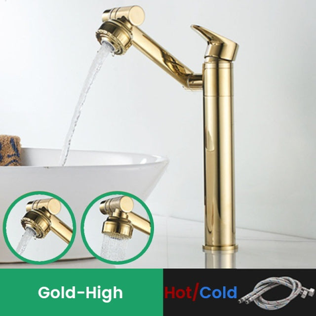 1080 Degree 2 in 1 Basin Faucet Sink